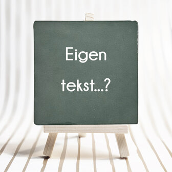 Eigen ontwerp op tegeltje