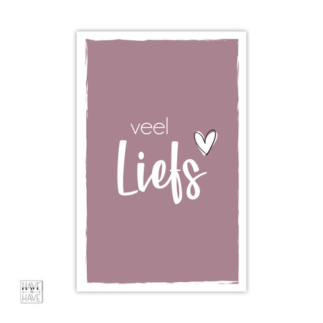 veel liefs