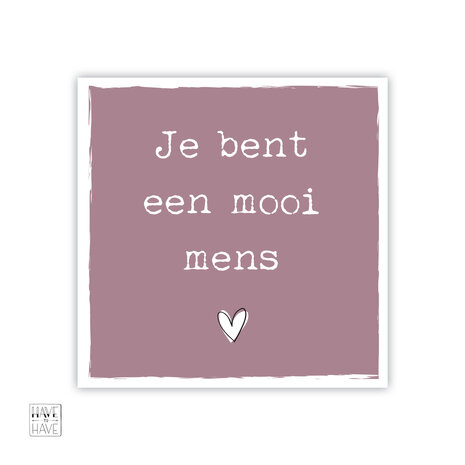 mooi mens