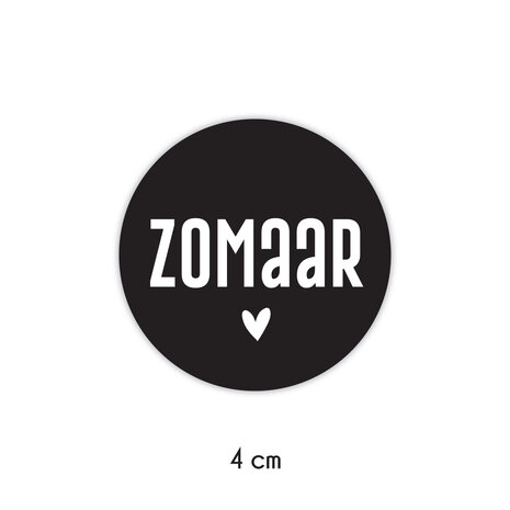 zomaar zwart