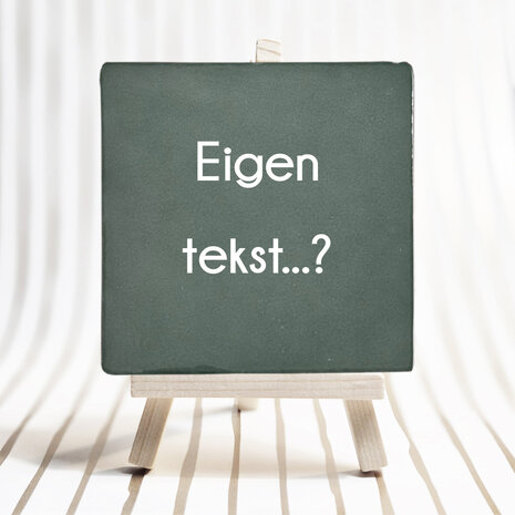 Eigen ontwerp op tegeltje