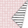 Inpakpapier - roze stip streep